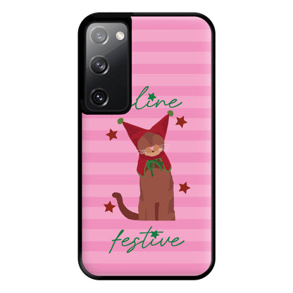 Feline Festive  Phone Case for Galaxy S20