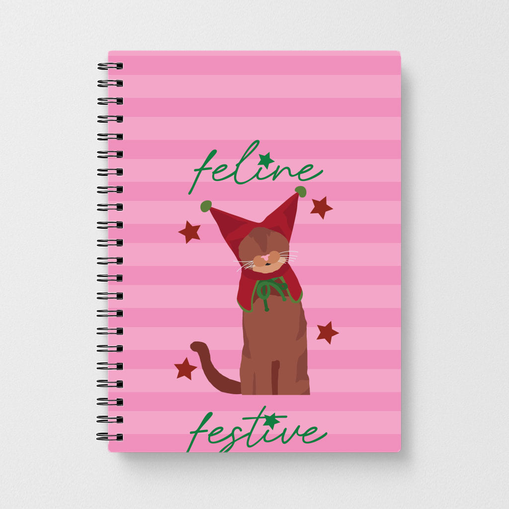 Feline Festive  Notebook