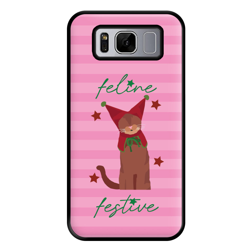 Feline Festive  Phone Case for Galaxy S8 Plus