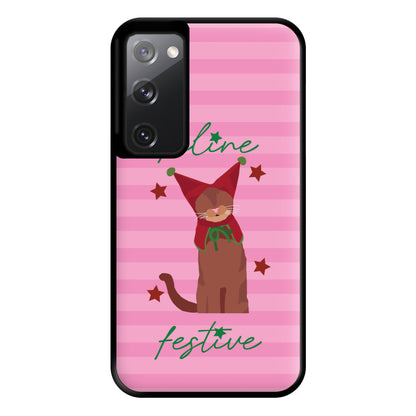 Feline Festive  Phone Case for Galaxy S20FE