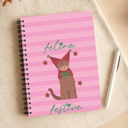 Feline Festive  Notepad