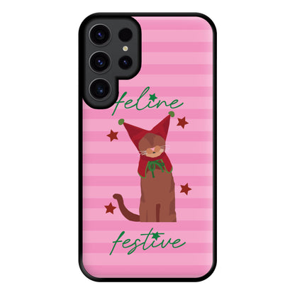 Feline Festive  Phone Case for Galaxy S23 Ultra