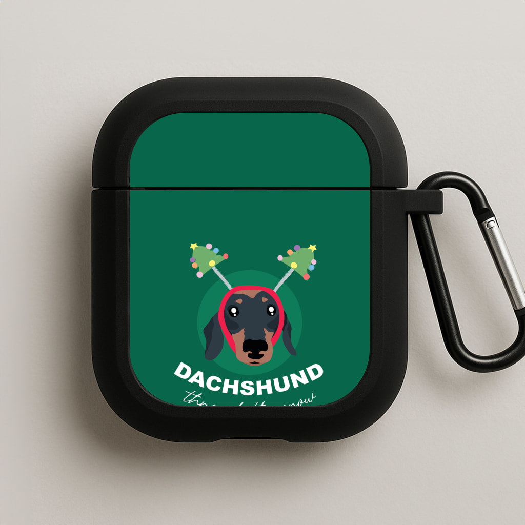 Dachshund Through The Snow AirPods Case