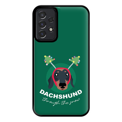 Dachshund Through The Snow Phone Case for Galaxy A52 / A52s