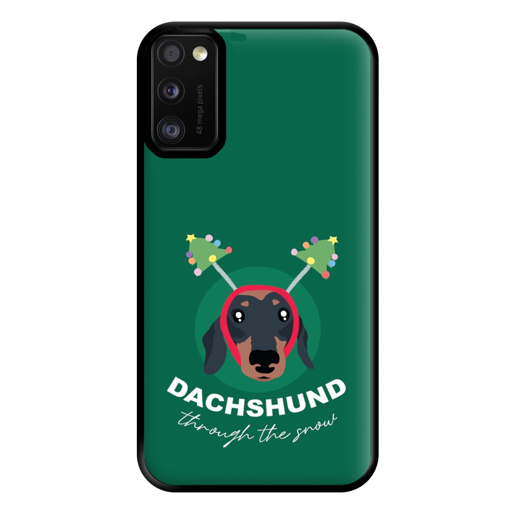 Dachshund Through The Snow Phone Case for Galaxy A41