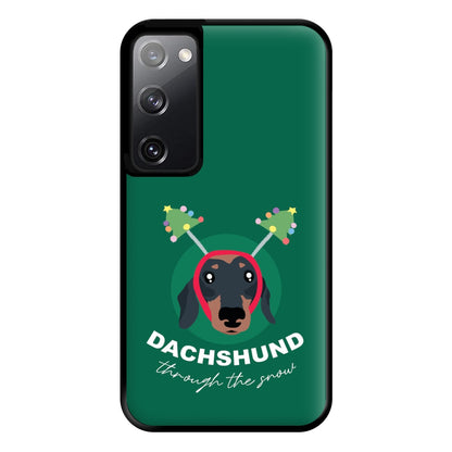 Dachshund Through The Snow Phone Case for Galaxy S20