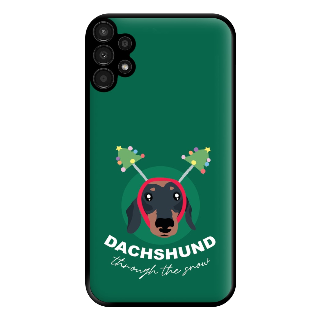 Dachshund Through The Snow Phone Case for Galaxy A13