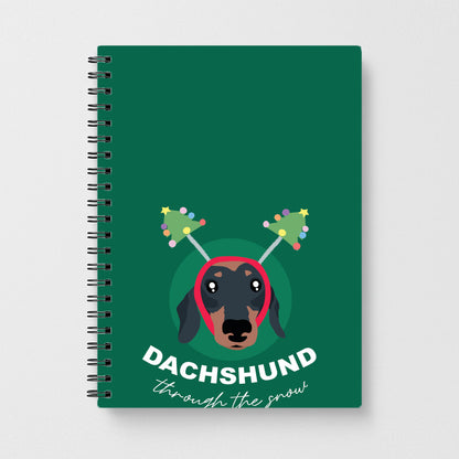 Dachshund Through The Snow Notebook