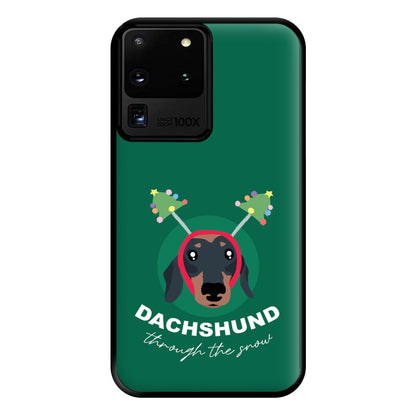 Dachshund Through The Snow Phone Case for Galaxy S20 Ultra