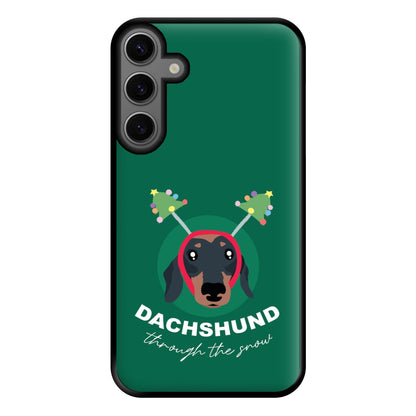 Dachshund Through The Snow Phone Case for Galaxy S23FE