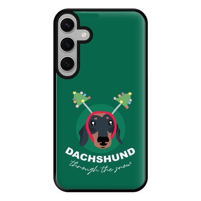 Dachshund Through The Snow Phone Case for Galaxy S24FE