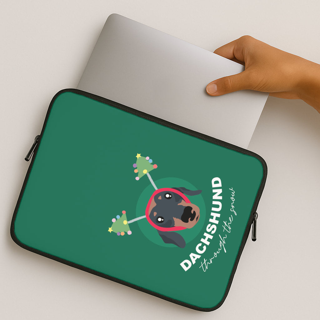 Dachshund Through The Snow MacBook Case
