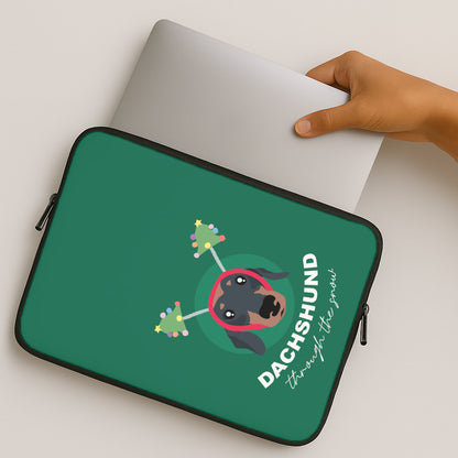 Dachshund Through The Snow MacBook Case