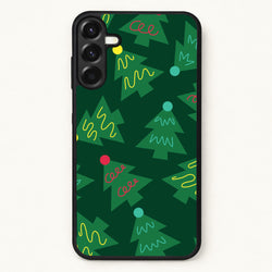 Abstract Christmas Trees Pattern Phone Case for Galaxy A17