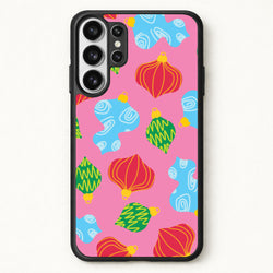 Abstract Christmas Baubles Pattern Phone Case for Galaxy S26 Ultra