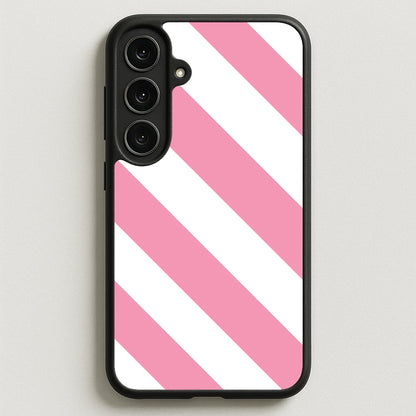 Candy Cane Stripes Phone Case for Galaxy S25FE