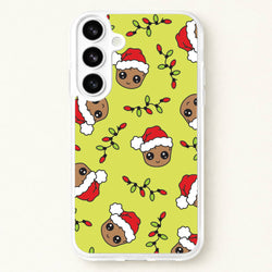 Christmas Tree Hero Pattern Phone Case for Galaxy S26 Plus