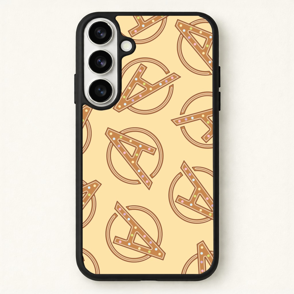 Superhero Team Gingerbread Pattern Phone Case for Galaxy S26 Plus