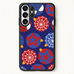 Spider Hero Baubles Pattern Phone Case for Galaxy S26 Ultra