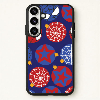 Spider Hero Baubles Pattern Phone Case for Galaxy S26
