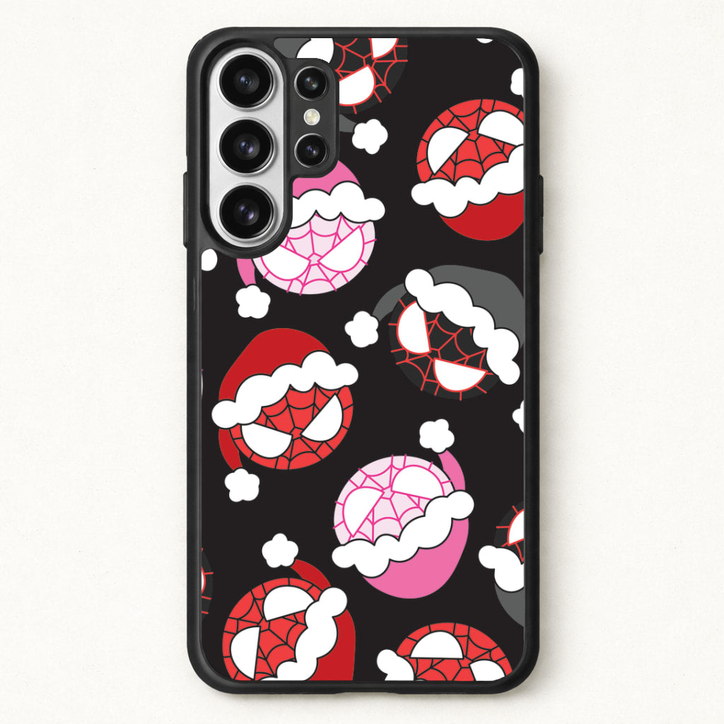 Spider Heroes Christmas Pattern Phone Case for Galaxy S26 Ultra
