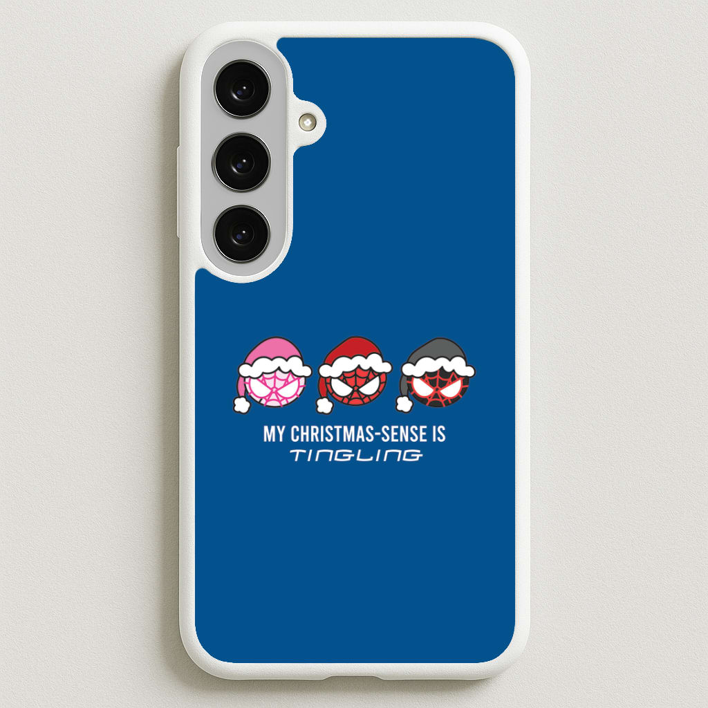 Spider Hero Christmas Sense Phone Case for Galaxy S25FE