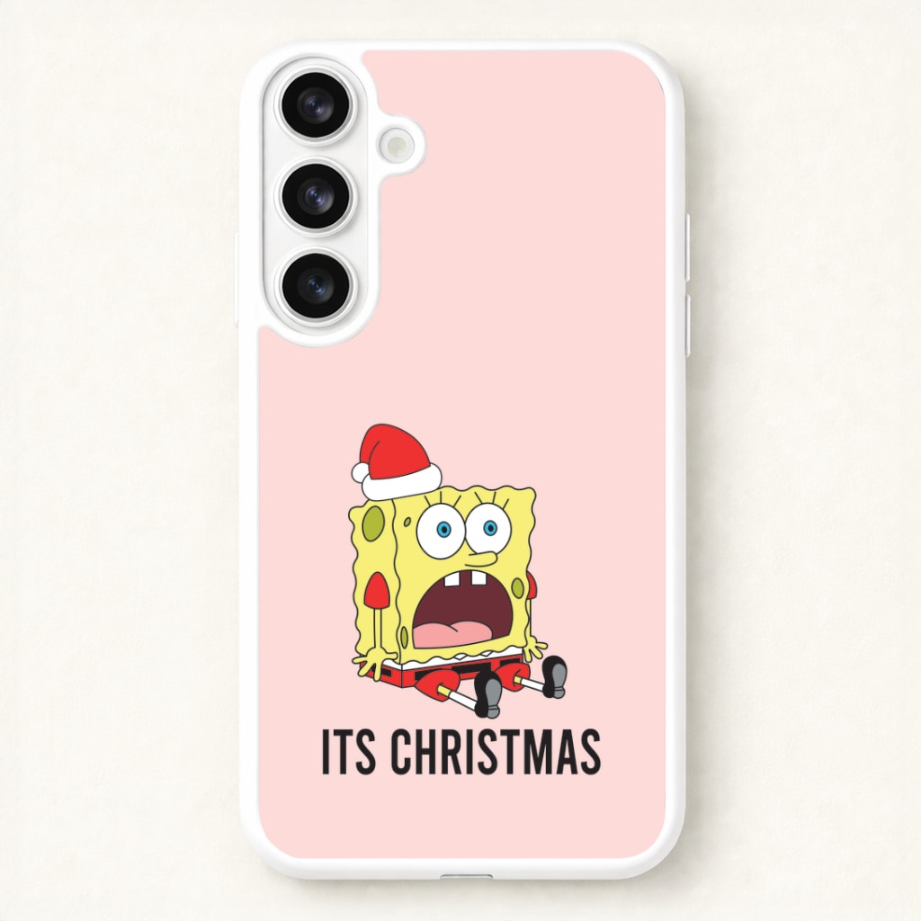 It's Christmas Cartoon Sponge Phone Case for Galaxy S26
