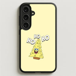 Christmas Tree Cartoon Sponge Phone Case for Galaxy S25FE