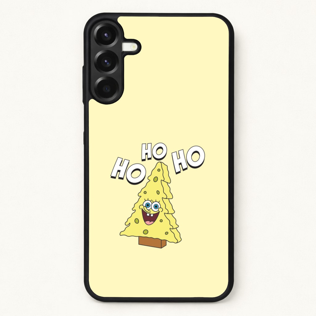 Christmas Tree Cartoon Sponge Phone Case for Galaxy A37