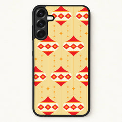 Abstract Christmas Baubles Pattern Phone Case for Galaxy A57