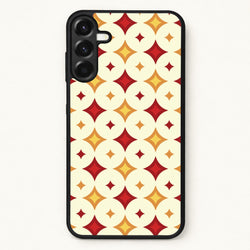 Geometric Christmas Stars Pattern Phone Case for Galaxy A37