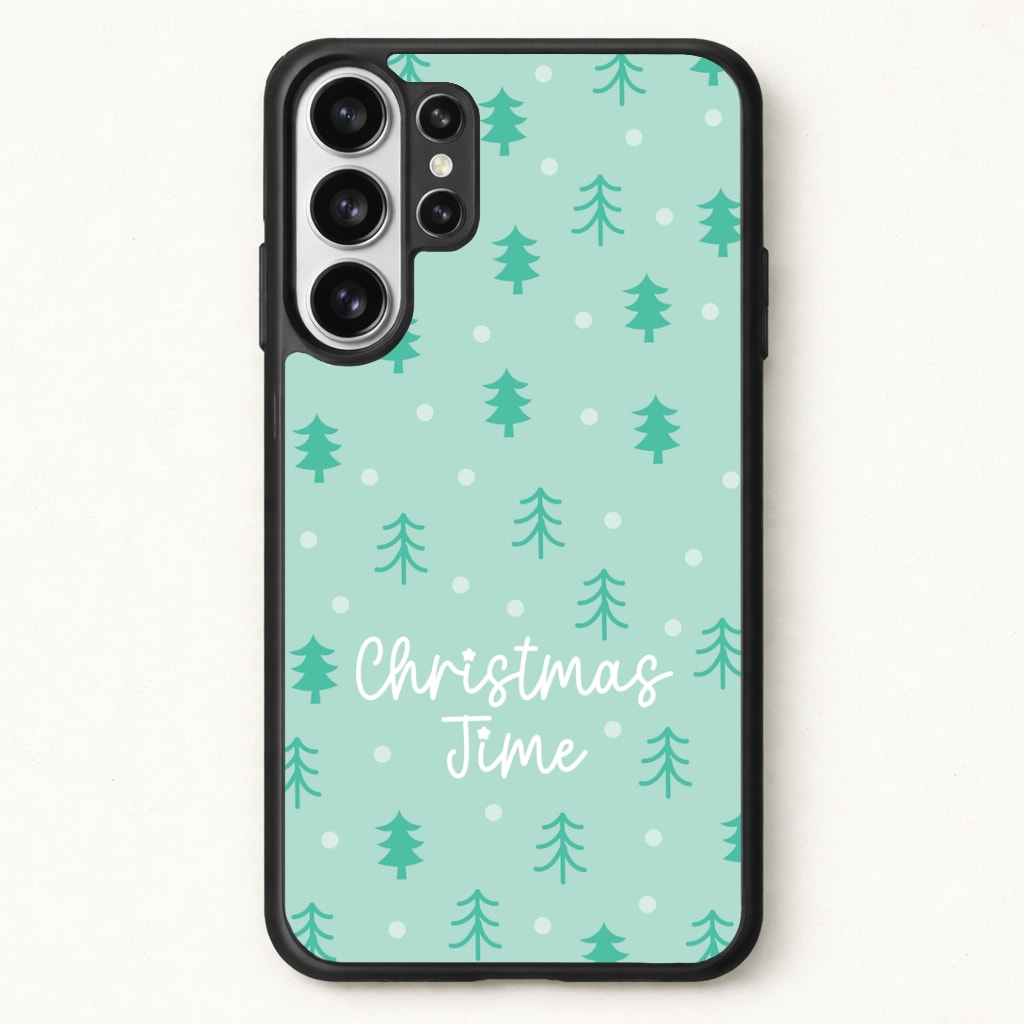 Cute Xmas Trees Pattern Phone Case for Galaxy S26 Ultra