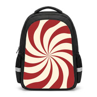 Peppermint Swirl Pattern Backpack