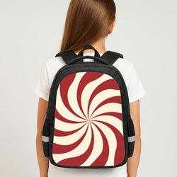 Peppermint Swirl Pattern Backpack