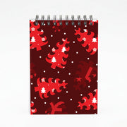 Wrapping Paper Christmas Tree Pattern Notebook 4