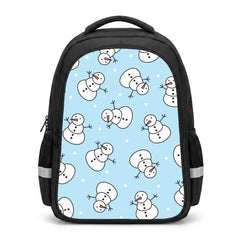 Cartoon Snowmen Pattern Backpack