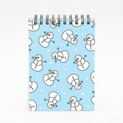 Cartoon Snowmen Pattern Notebook 4