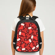 Stockings And Bows Pattern Backpack 4