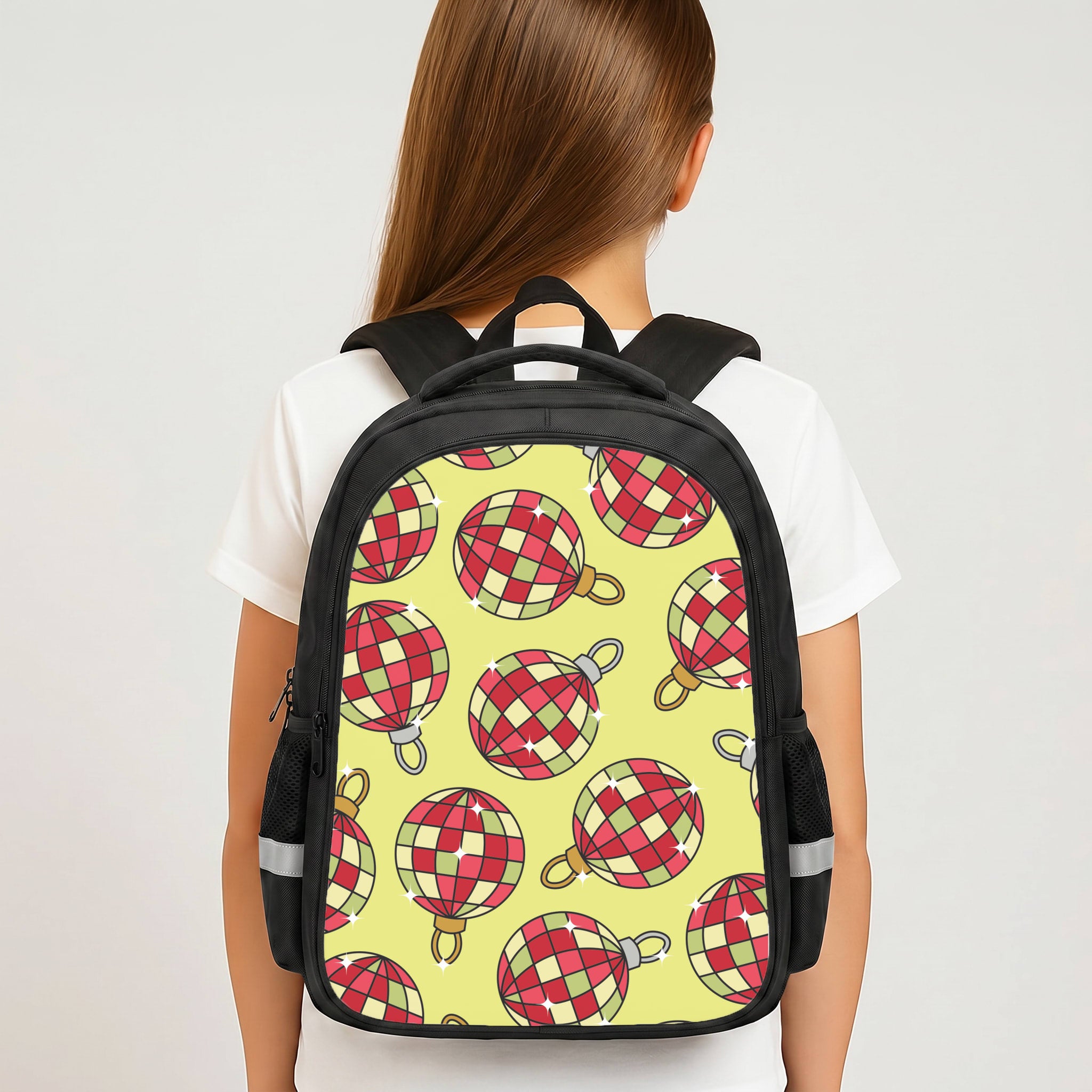 Disco Baubles Pattern Backpack
