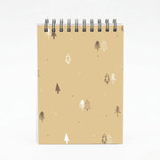 Minimal Christmas Trees Pattern Notebook 4