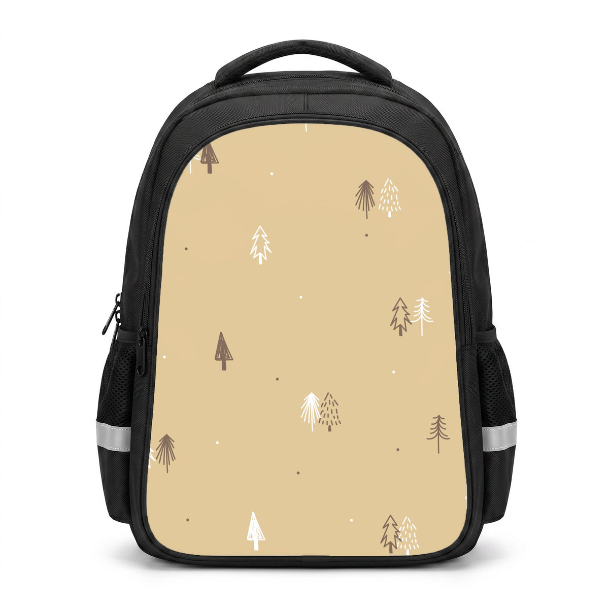 Minimal Christmas Trees Pattern Backpack