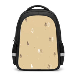 Minimal Christmas Trees Pattern Backpack