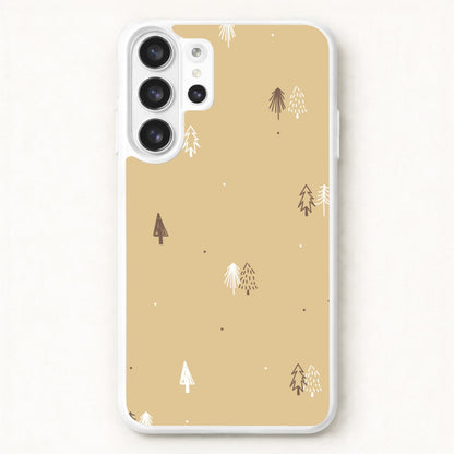 Minimal Christmas Trees Pattern Phone Case for Galaxy S26 Ultra