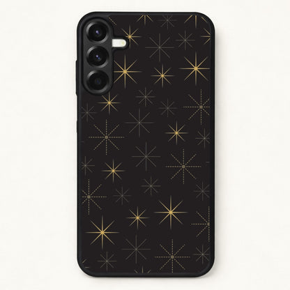 Christmas Gold Stars Pattern Phone Case for Galaxy A57