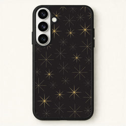Christmas Gold Stars Pattern Phone Case for Galaxy S26
