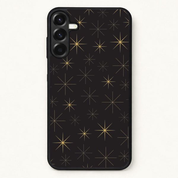 Christmas Gold Stars Pattern Phone Case for Galaxy A17