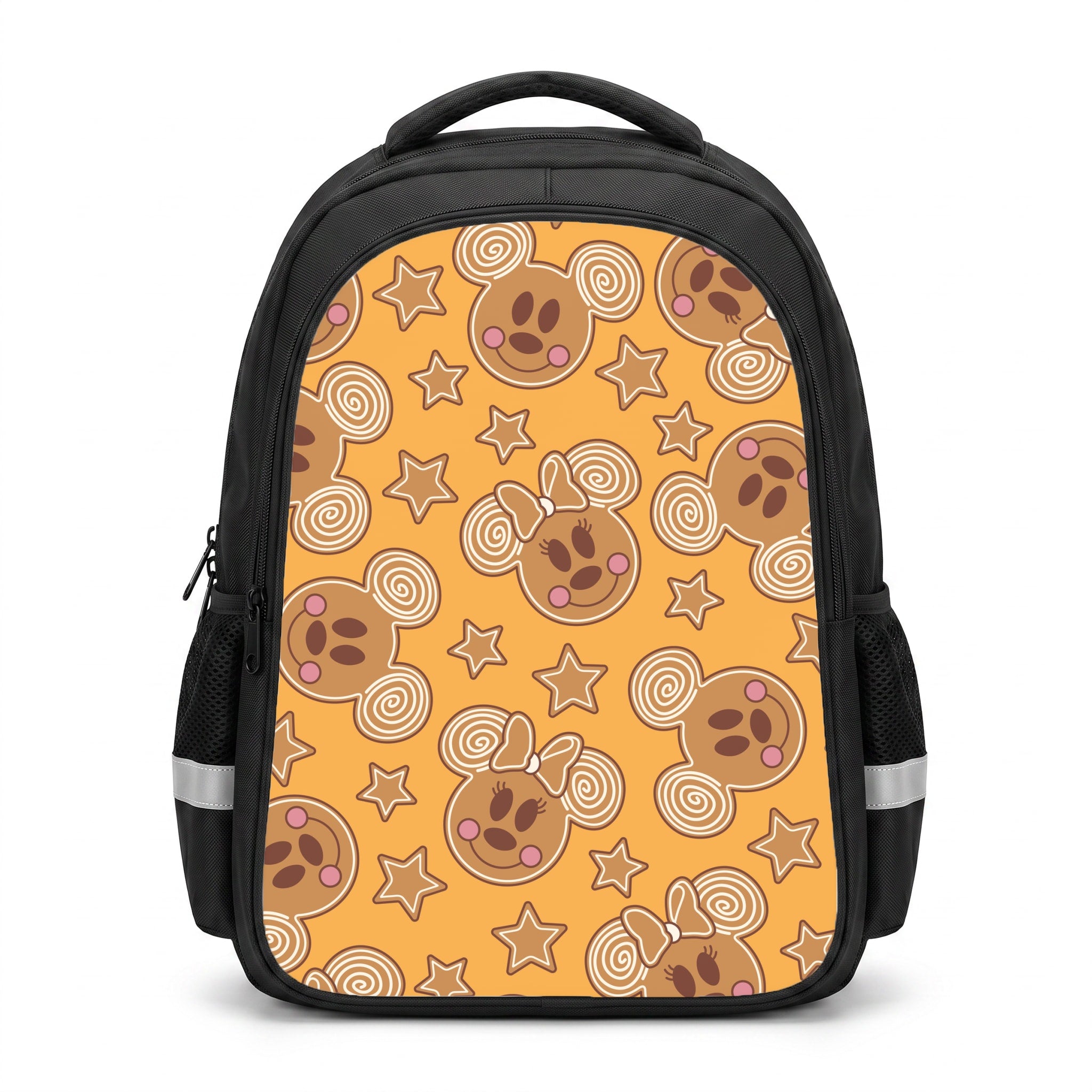 Cartoon Mouse Gingerbread Pattern Backpack