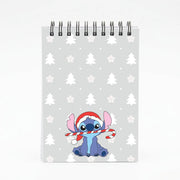 Cute Blue Alien Candycane Notebook 4