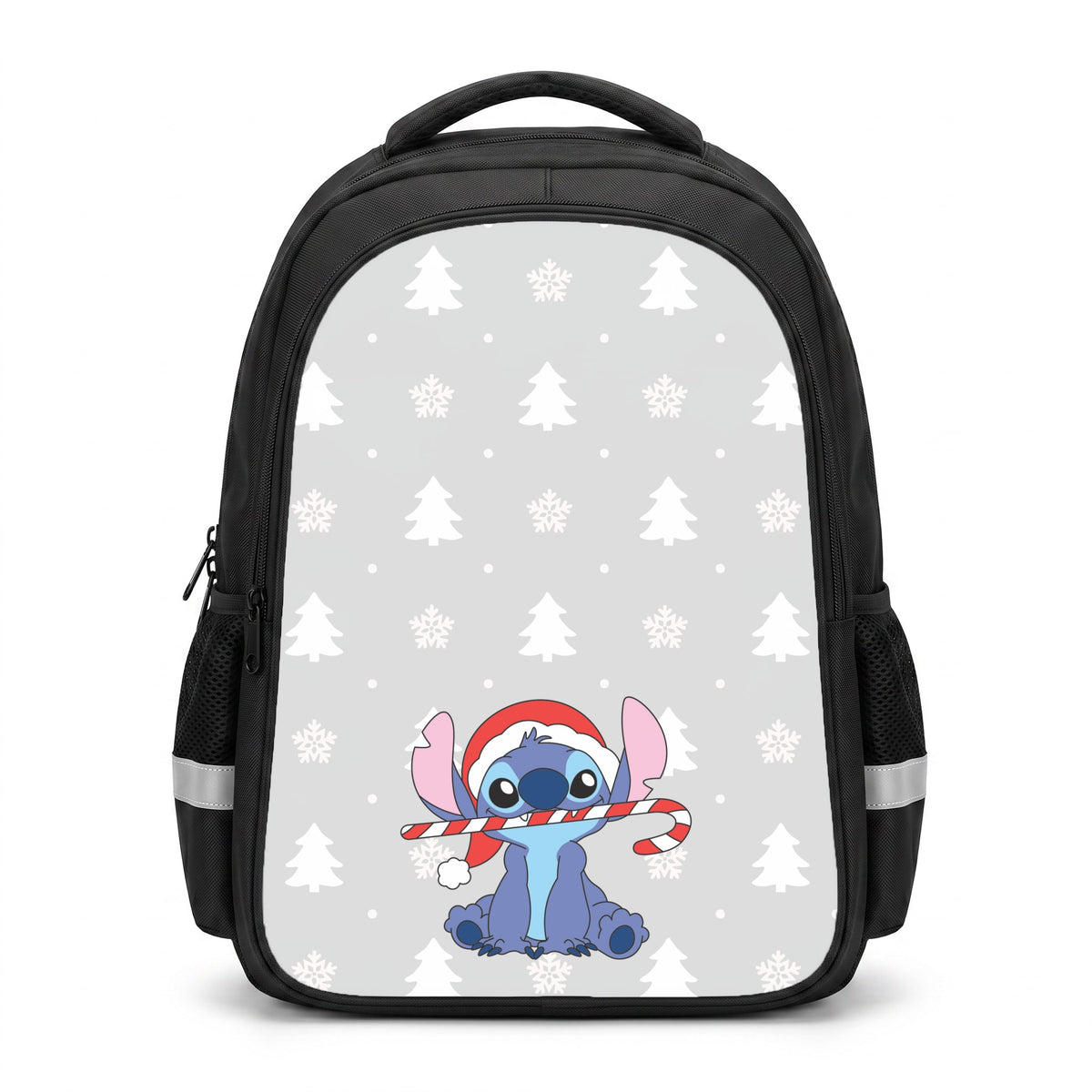 Cute Blue Alien Candycane Backpack