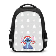 Cute Blue Alien Candycane Backpack 1